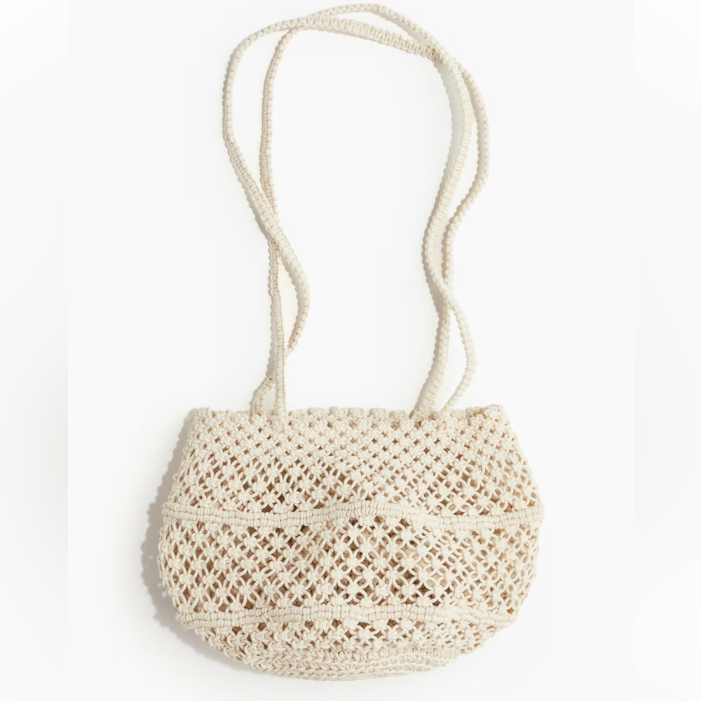 Macrame shoulder bag